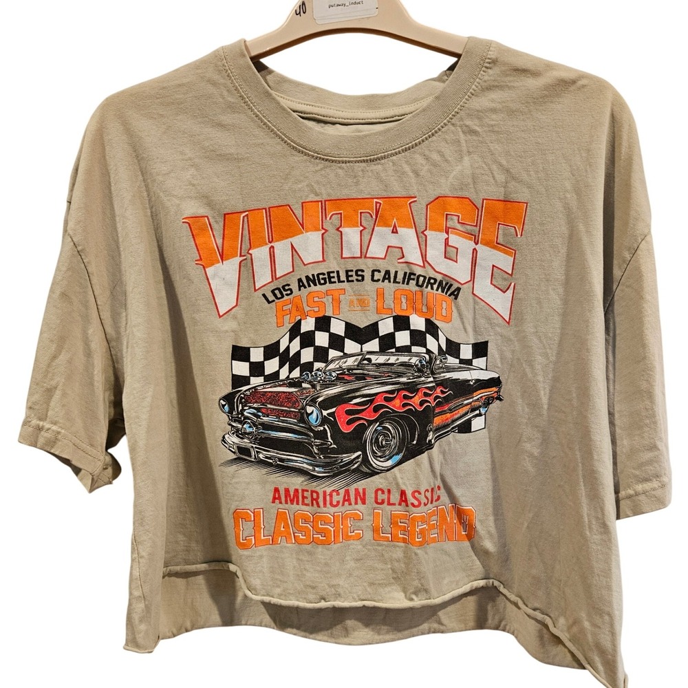 Vintage Car Graphic T Shirt Popular Color Company Los Angeles California XL